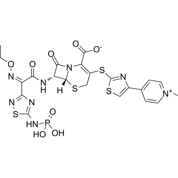Ceftaroline fosamil (inner) (TAK-599 free acid; PPI0903 free acid) 229016-73-3